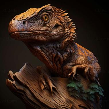 3D модель Indoidiopterus (STL)